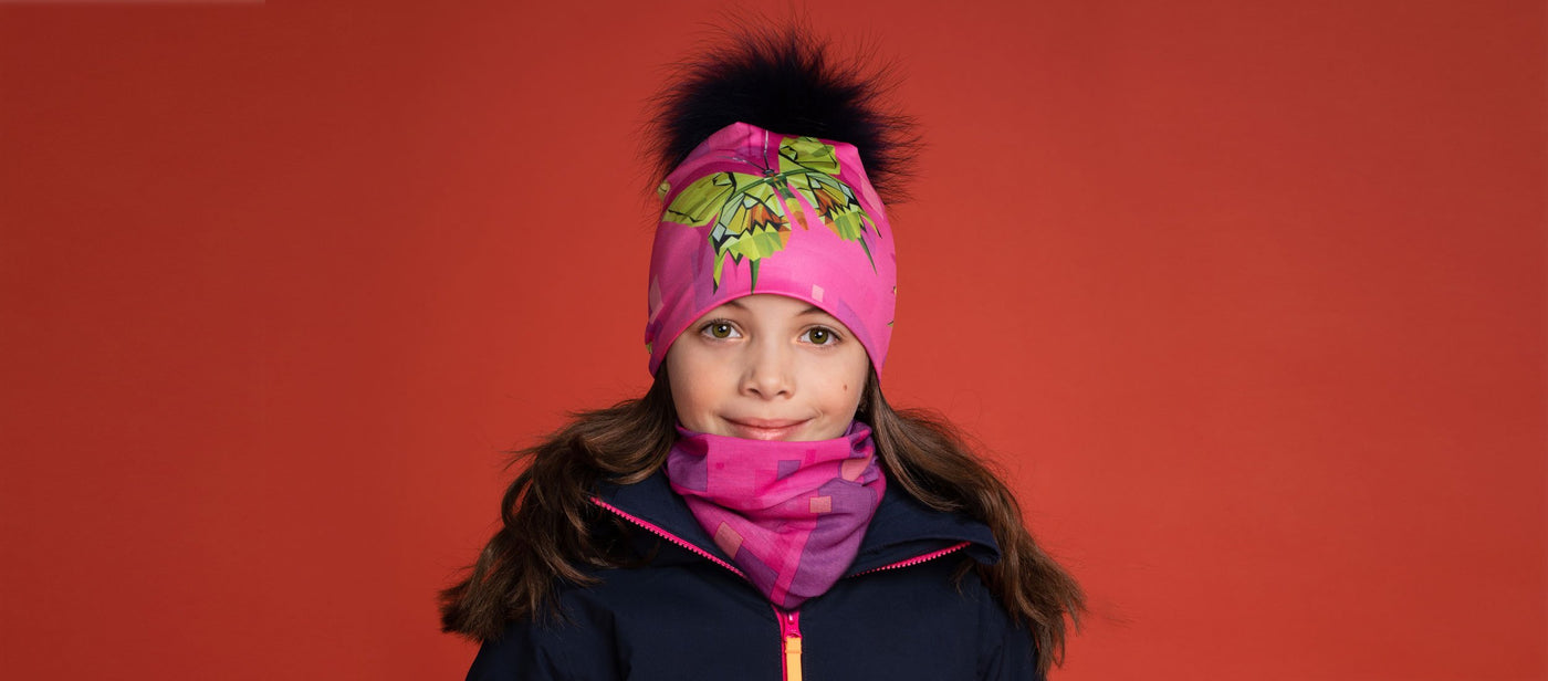 Kid's Removable Pompom Beanies