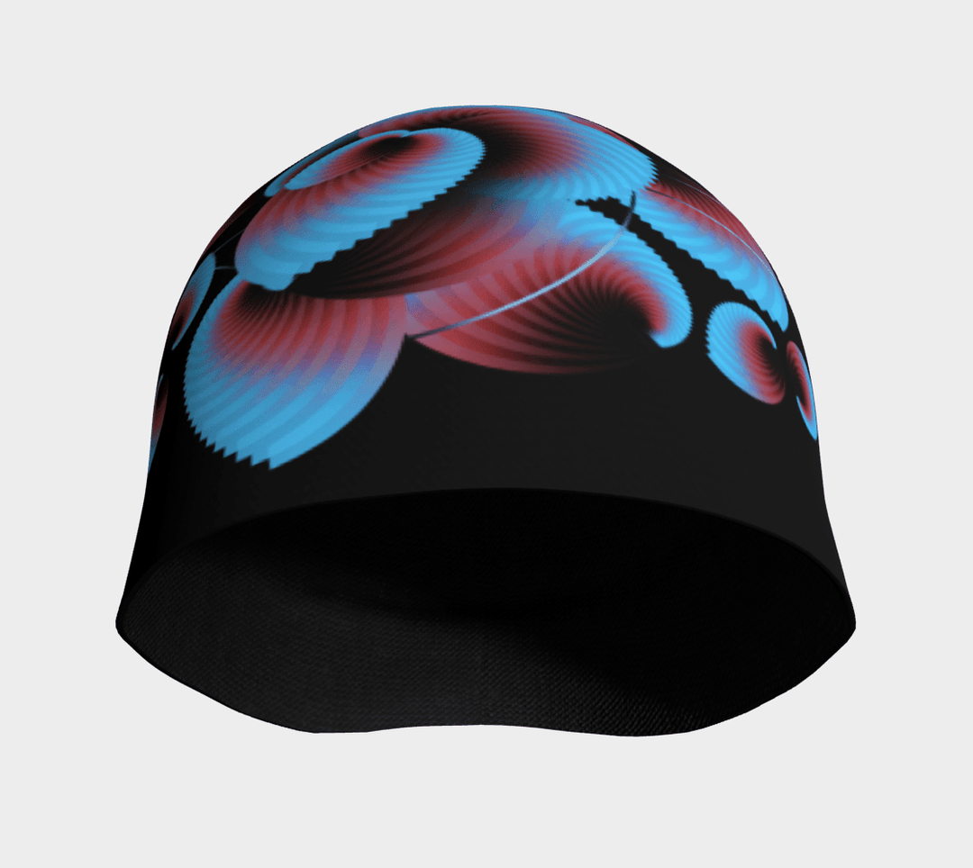 Vue intérieure de la tuque noire montrant la doublure en bambou