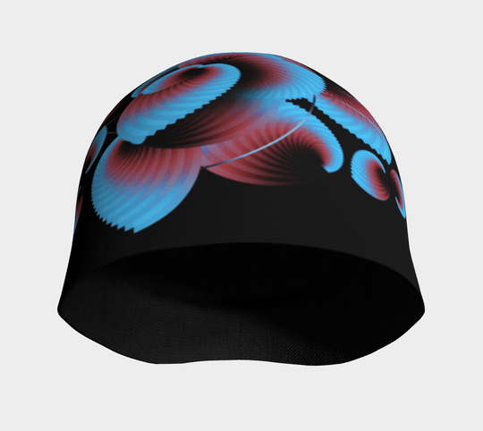 Vue intérieure de la tuque noire montrant la doublure en bambou
