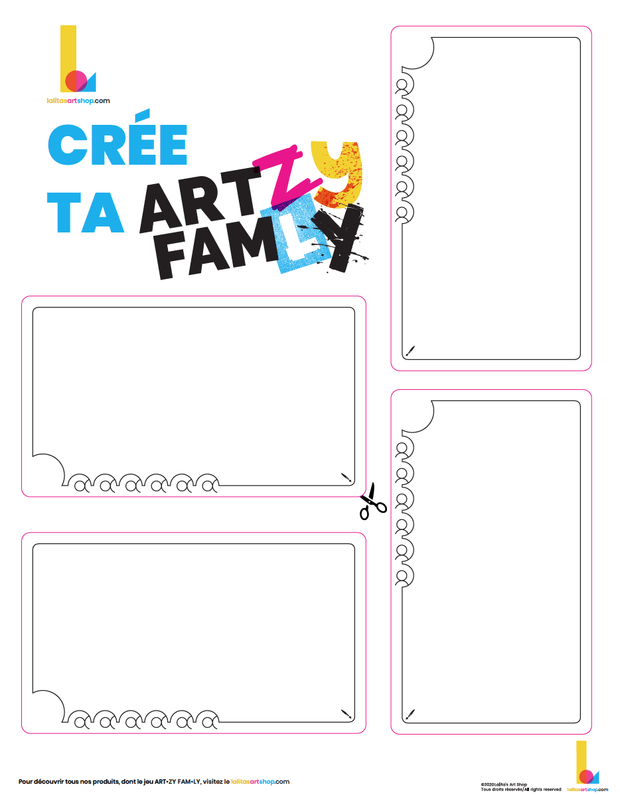 Activité Artistique «Crée ta ART•ZY FAM•LY»