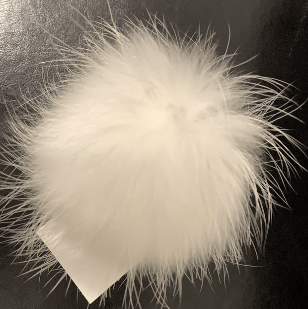 Fur Pompom with Safety Pin