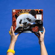 Jigsaw Puzzle Selfie Panda