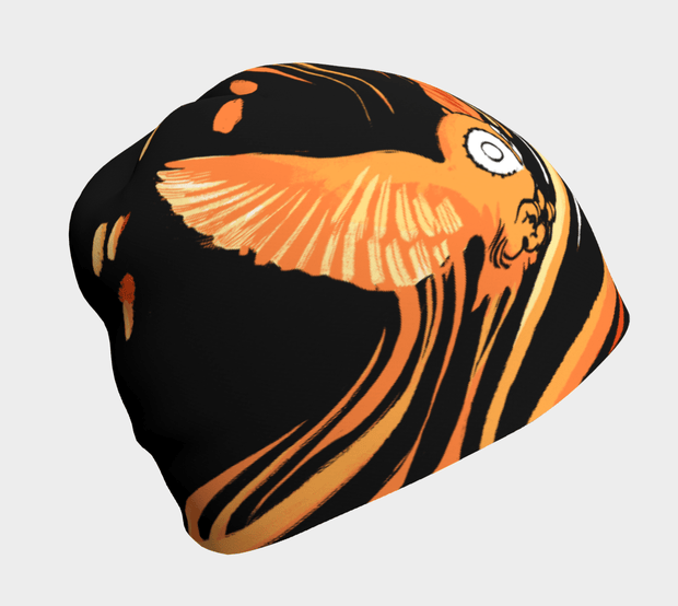 Owl Orange Beanie