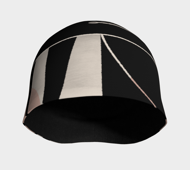 Geometrics Black and Pink Women's Beanie